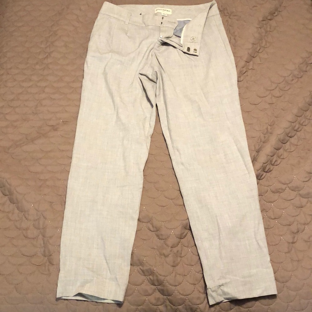 Banana Republic ankle length dress pants.
